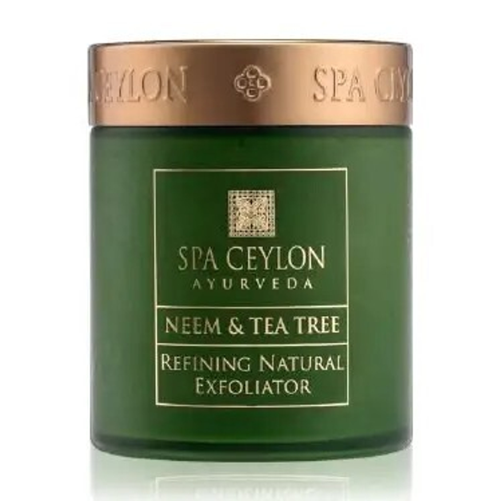 Эксфолиатор для жирной и проблемной кожи Маргоза и чайное дерево 200 г, SPA Ceylon