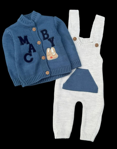 Костюм 2в1: кофта, напівкомбінезон, акрил ТМ "Kilincoglu"