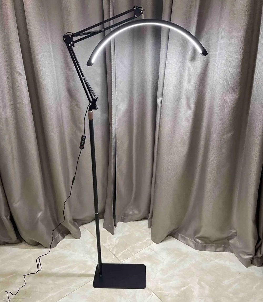 Бестеневая LED-лампа на штативе HD-M40X, 36 Вт, черная