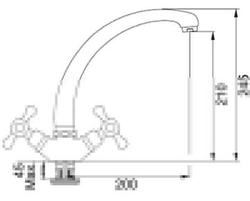 Змішувач кухонний FRANKE AMBRA (115.0027.879) бежевий