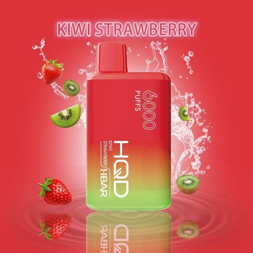 HQD HBAR 6000 Kiwi Strawberry 5% nic