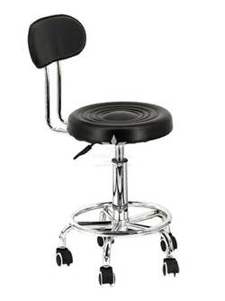 Cтульчик мастера эконом со спинкой