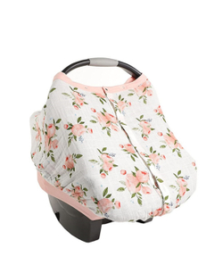 Чехол на коляску цветы
