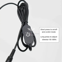 Настольная бестеневая лампа Half MOON 28, 50 Вт, черная