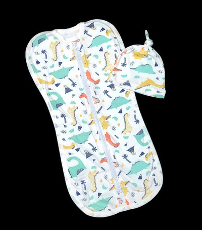 Пелюшка-кокон з шапочкою "Принт", інтерлок ТМ "Happy TOT"