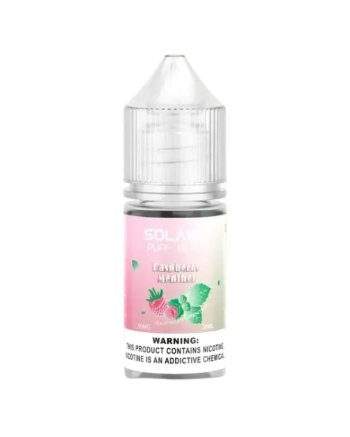 Солевая Жидкость Solana Raspberry Menthol (Солана Малина Ментол) 30ml 50mg