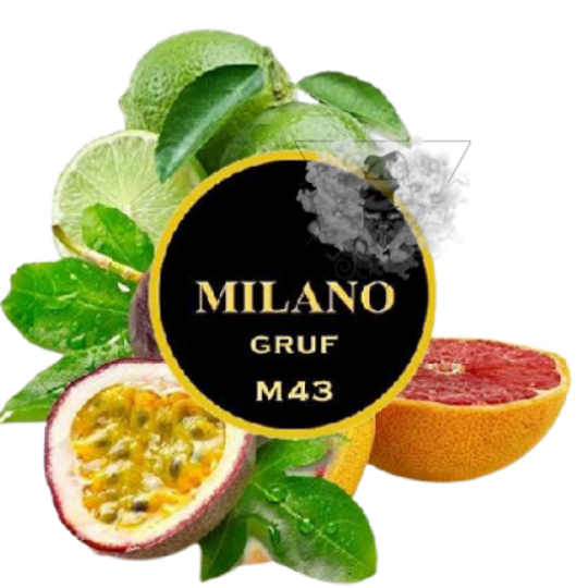 Табак Milano Gruf M43 (Милано Груф - Грейпфрут Лайм Маракуйя) 100г