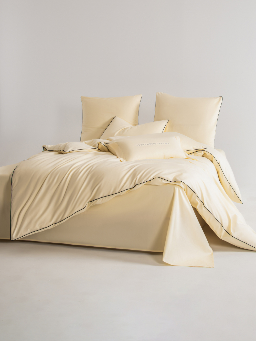 Комплект постельного белья Однотонный Сатин Элитный OCE010