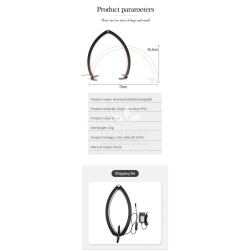 Лампа светодиодная для бьюти мастера универсальная HD-M10X 40W