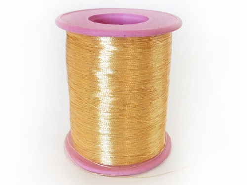 Металлизированная нить цвет  золото 585