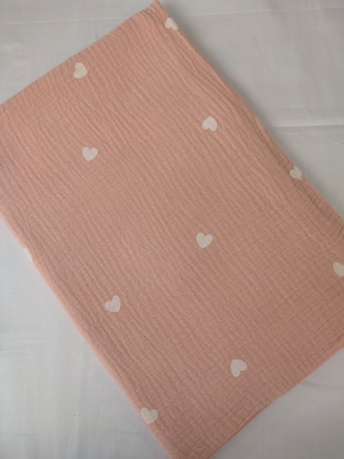 Пеленка муслиновая жатая двухслойная