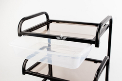 Косметологічний візок S3-l-b чорний