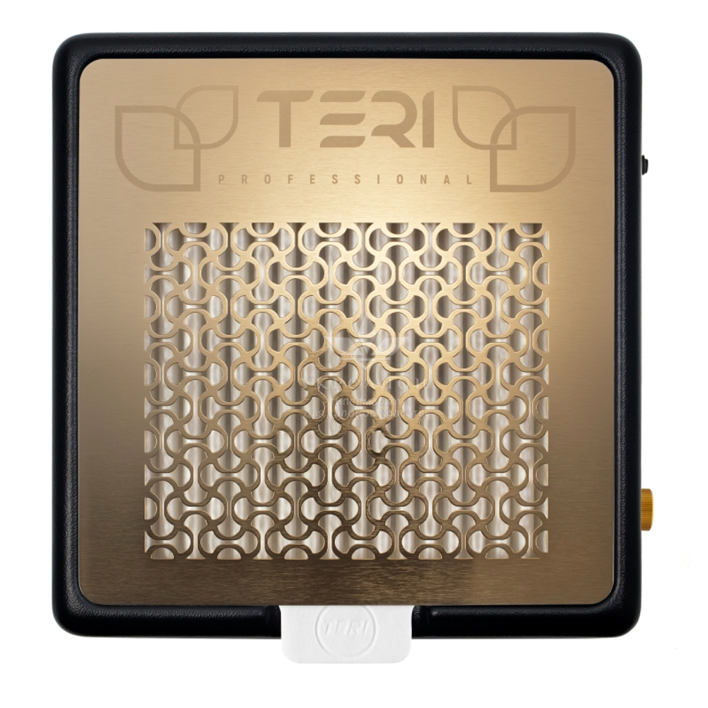Настільна манікюрна витяжка з Hepa фільтром Teri 800, колір чорний (сітка золота)