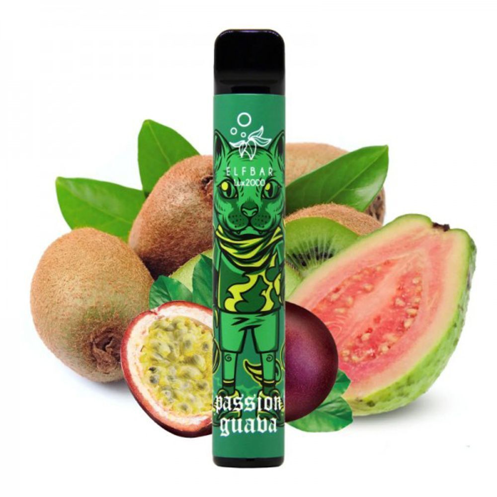 ELF BAR 2000 Kiwi Passion Fruit Guava (5% nic, lux)