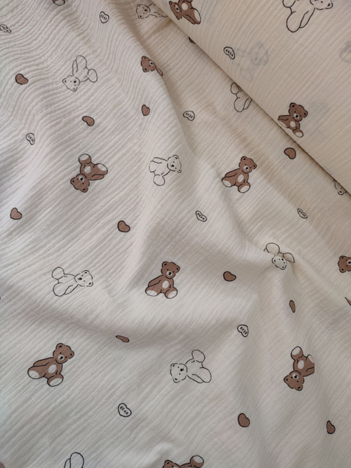 Муслин жатый принт