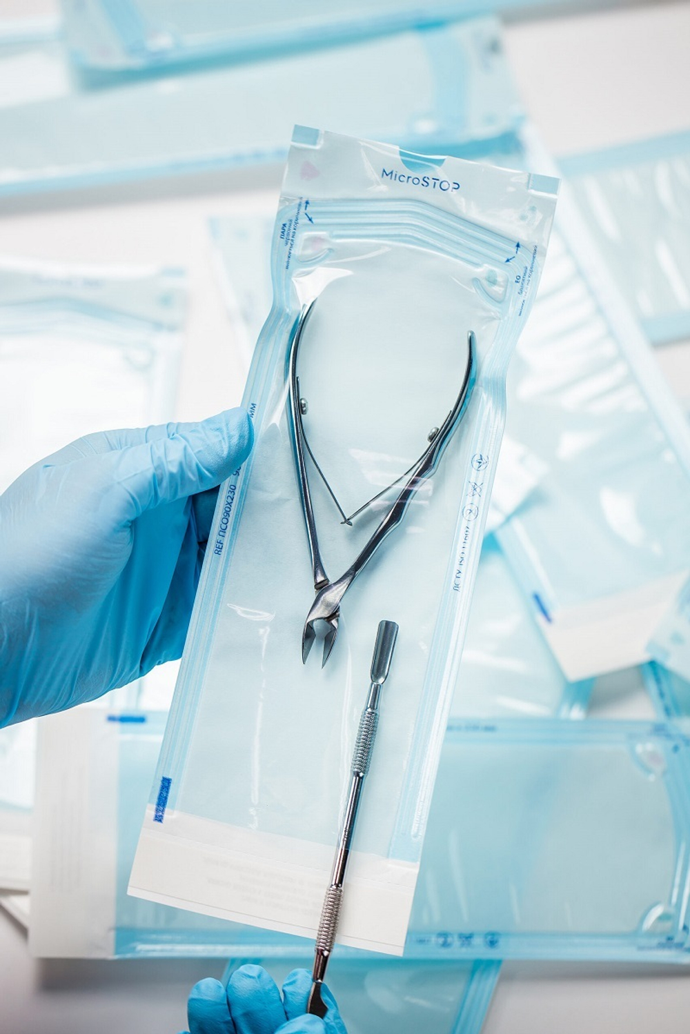 Пакети самоклеючі Microstop для стерилізації в автоклаві 90×230 мм, 200 шт