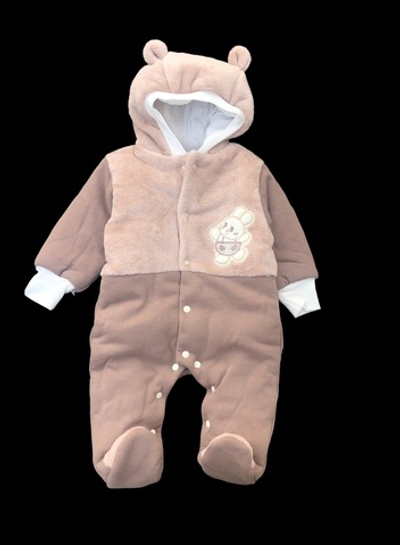 Комбінезон "Зайченя", трьохнитка, набивна махра, синтепон ТМ "Happy ТОТ"