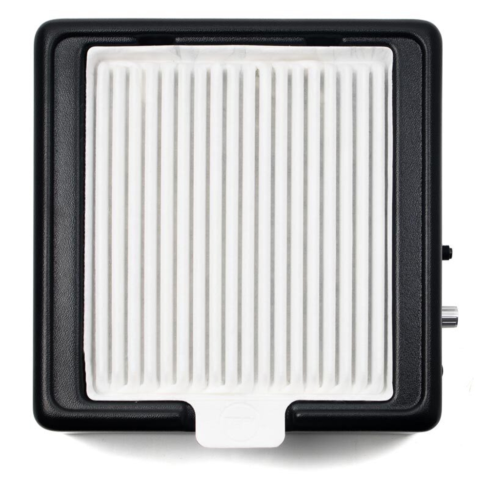 Настольная маникюрная вытяжка с HEPA фильтром Teri 800, цвет черный (сетка черная)