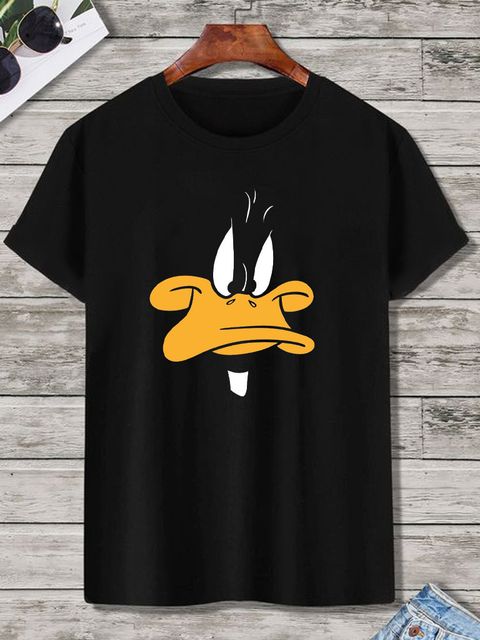 Футболка мужская черная Daffy Duck angry Love&Live фото 1