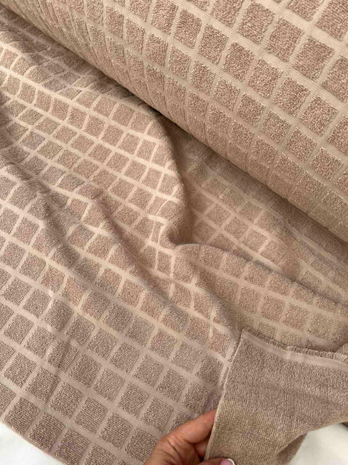 Махра двухсторонняя хлопковая жаккард