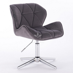 Стільчик клієнта Paris velor cross