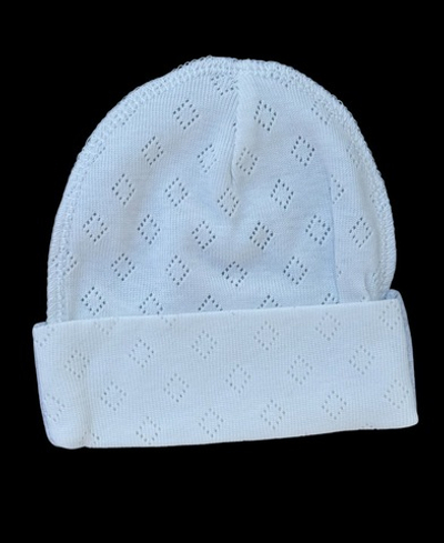 Шапочка, рібана ажур ТМ "Sweet Mario" (0-1 міс, 36 см)