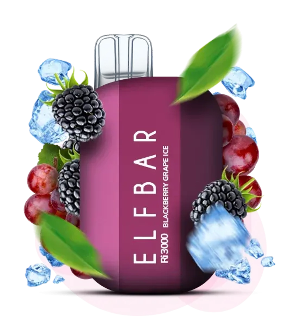 ELF BAR Ri3000 - Blackberry Grape Ice (5% nic)