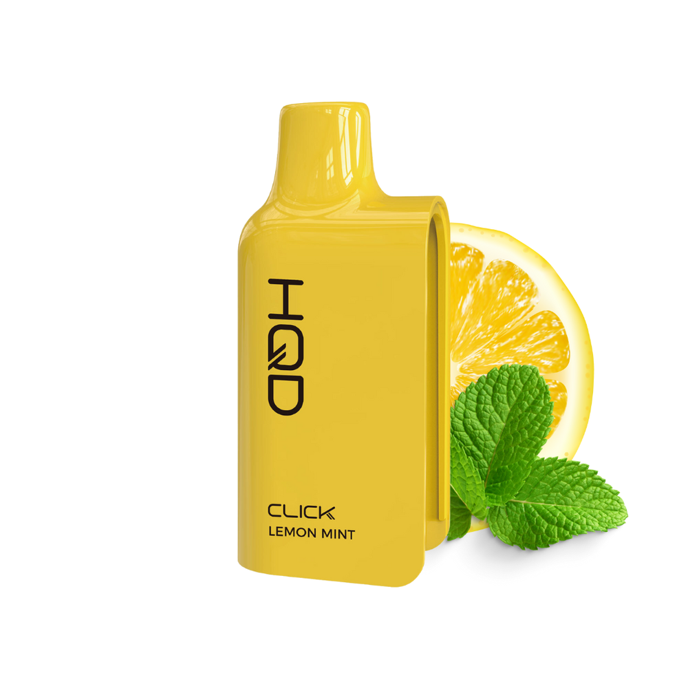 HQD Click Lemon mint prefilled pod