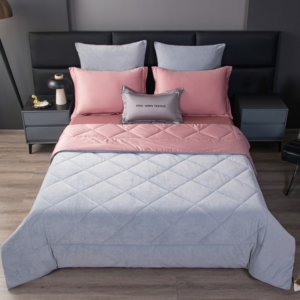 Комплект постельного белья Сатин Velvet Premium с Одеялом VP002