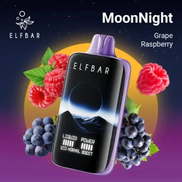 Elf Bar Moon Night 40000 - Grape Raspberry 5%