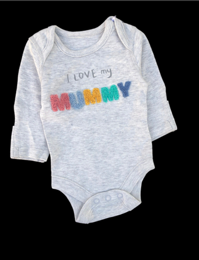 Боді з довгим рукавом, бавовна ТМ "M&S" (50 см)