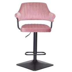 Стільчик для візажу Jef Black quadro Velor