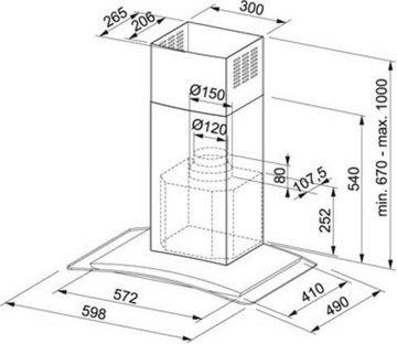 Витяжка FRANKE FGC 625 XS LED