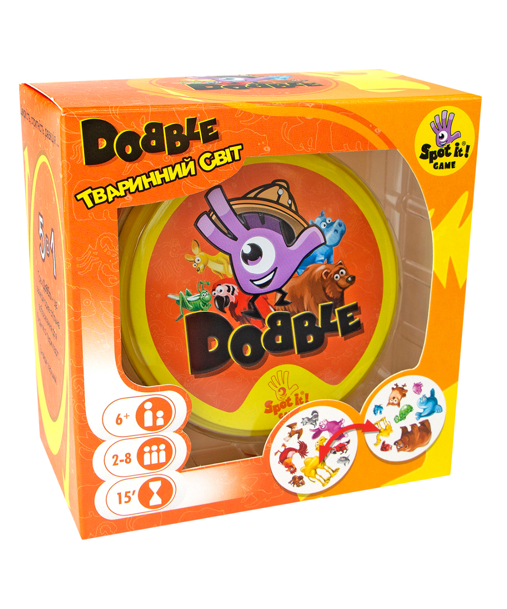 Настільна гра Dobble Animaux UA (Dobble тваринний світ)
