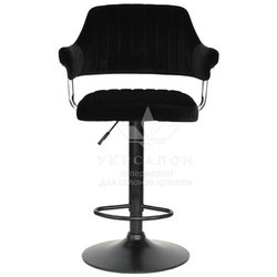 Стілець для візажу Jef velor black