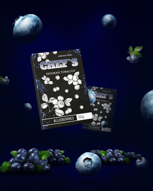 Тютюн для кальяну Chef's Blueberry (Чорниця) 40г | 100г