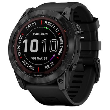 Cмарт-годинник Garmin Fenix 7X Sapphire Solar Black DLC Titanium with Black Band (010-02541-22/23) [67894]