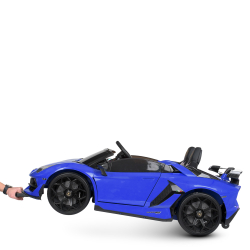 Детский двухместный электромобиль спорткар Lamborghini (Ламборгини) M 4788EBLR (24V)