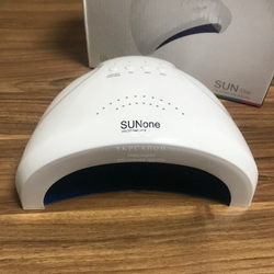 Лампа для манікюру led + uv sun one, 48w