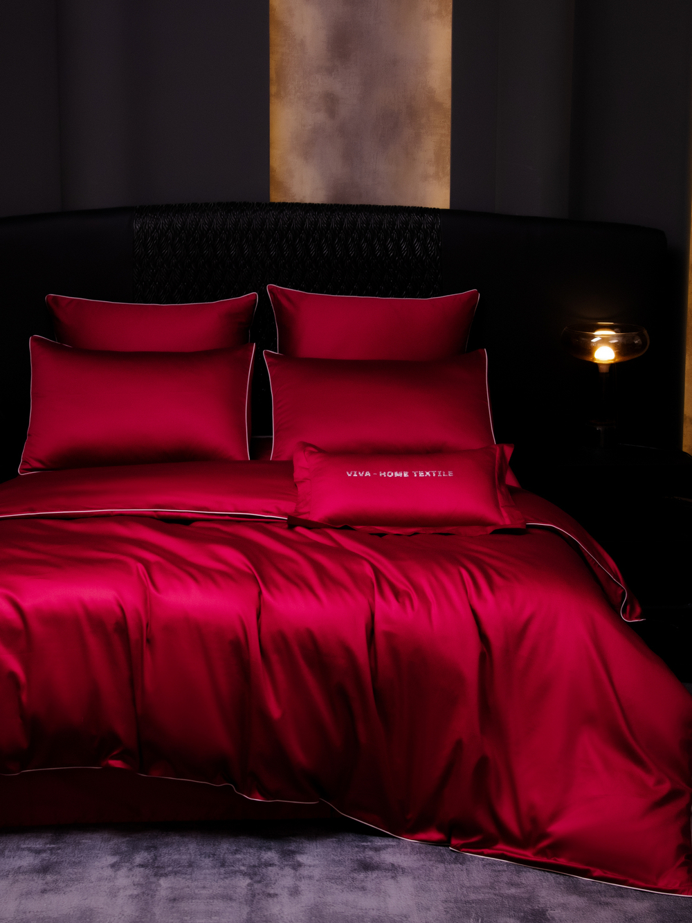 Комплект постельного белья Однотонный Сатин Премиум OCP013