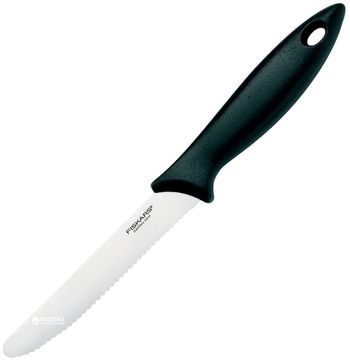 Кухонний ніж Fiskars Kitchen Smart для томатів 12 см Black (1002843)