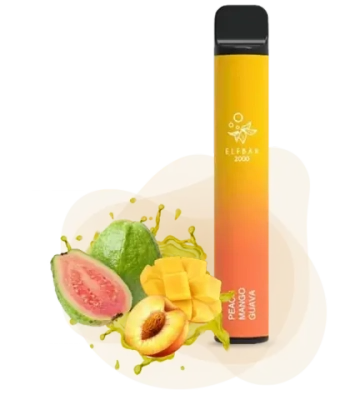Elf Bar 2000 - Peach Mango Guava (5% nic)