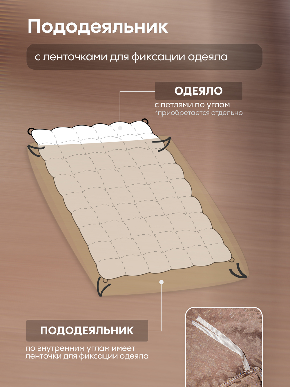 Комплект постельного белья Сатин-Жаккард Тессоро MT005