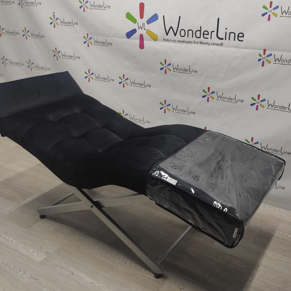 Анатомическая кушетка Tertio Black для лашмейкеров и бровистов