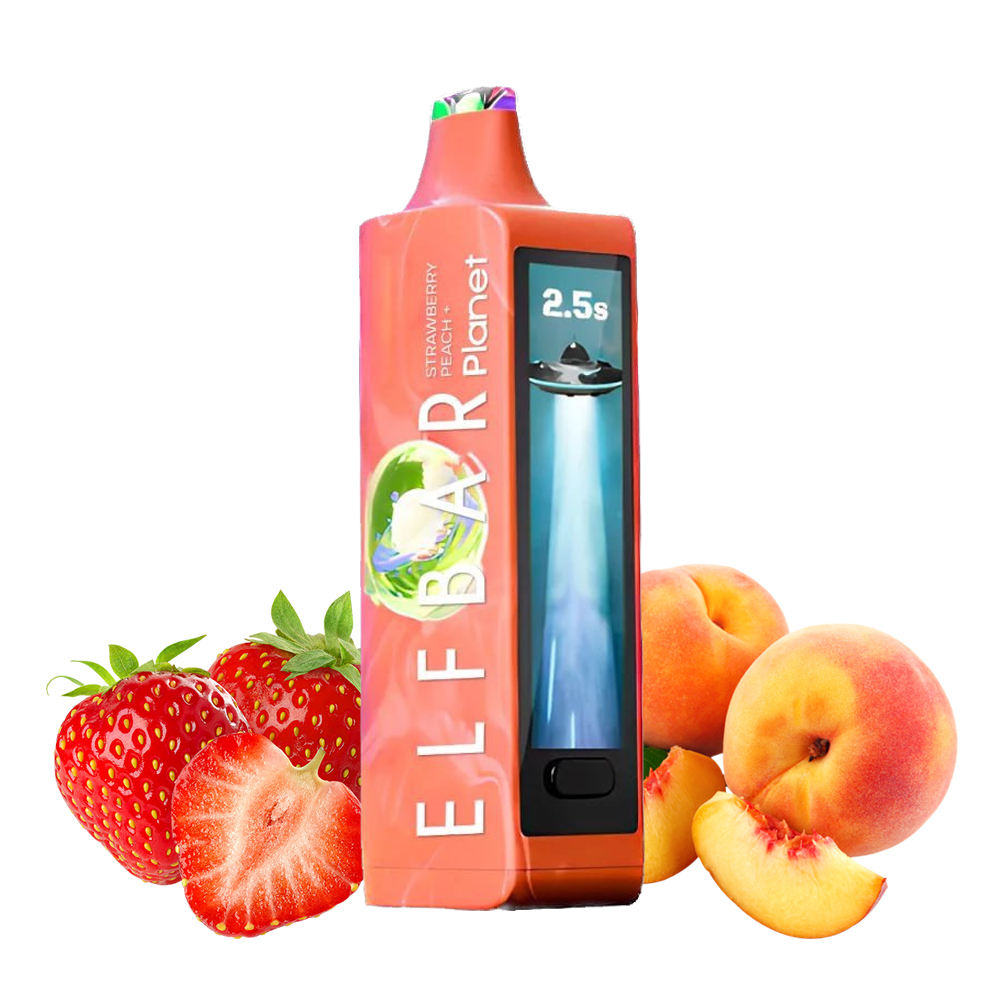 Elf Bar Planet 25000 - Strawberry Peach (5% Nic)