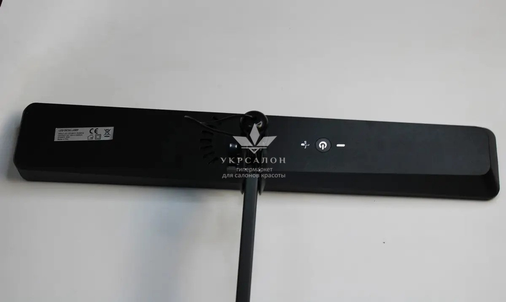 Настольная светодиодная бестеневая Led лампа для бьюти мастера на струбцине KMS-1005 (9501), 30 Вт, черная