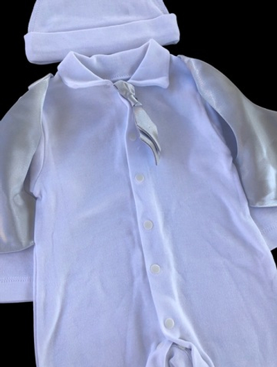 Комплект 3в1: чоловічок, шапочка, пінетки "Франт", інтерлок ТМ "Happy ToT"