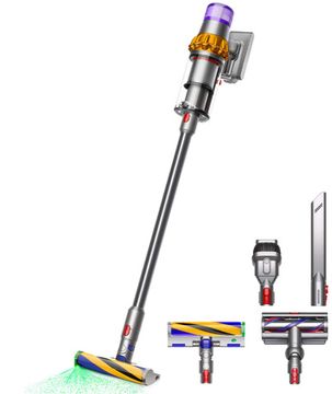 Вертикальний + ручний пилосос (2в1) Dyson V15 Detect Absolute 2023 Yellow/Nickel (446986-01)