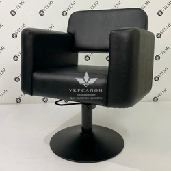Перукарське крісло Eliot Black на диску