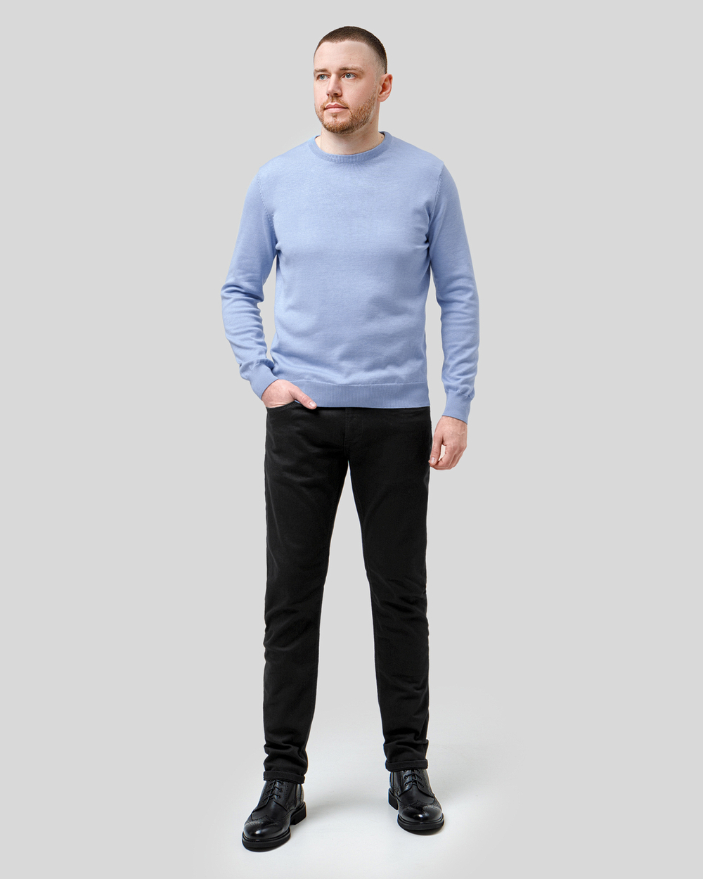 Джемпер чоловічий блакитний (арт. 7662300205)